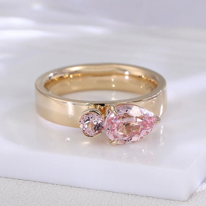 Anillo de joyería personalizada MUSHAN, gema rosa cultivada en laboratorio de 6*8 mm, banda de platino PT950, oro de 10K, 14K, 18K, joyería para mujer, anillos de fiesta y boda