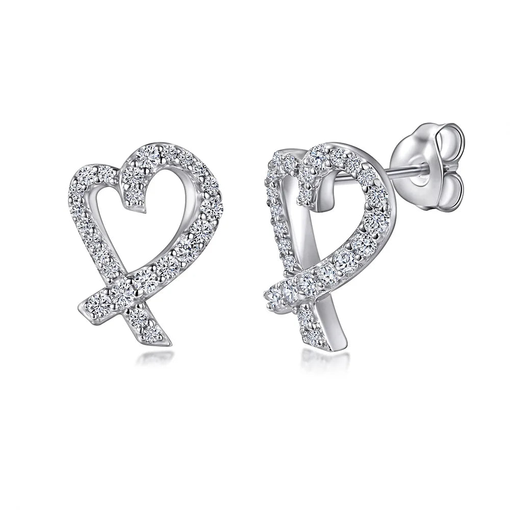 Pendientes de plata de ley 925 de MuShan Luxury Jewelry con circonitas de grado 5A, aros para aniversario, joyería fina chapada en oro de 18 quilates para ella