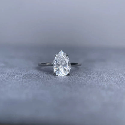 MUSHAN Luxury Jewelry 925 Sterling Silver Ring Band Women GRA Certificated Moissanite Diamond Emerald D Color Rings Fine Jewelry