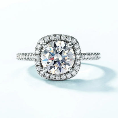 MUHAN Luxury Jewelry  925 Sterling Silver Ring Wedding Band  Women GRA Certificate Moissanite Diamond Rings D Color Fine Jewelry
