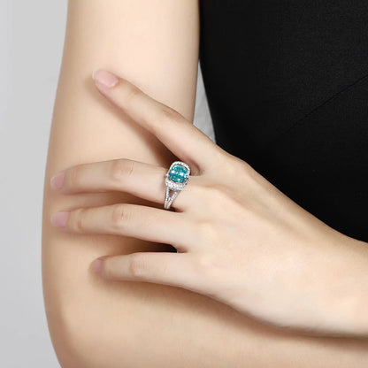 Bague MUSHAN Custom Jewelry en argent sterling 925 avec rubis rouge de laboratoire, bague de fiançailles princesse pour femme, plaquée or 18 carats