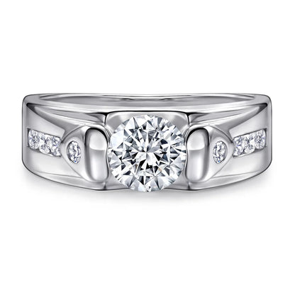 Anillos de compromiso de plata de ley 925 de MuShan Jewelry, alianzas con circonita cúbica 7A, anillos de aniversario, regalo para mujer