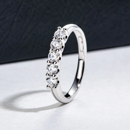 MUHAN Luxury Jewelry  925 Sterling Silver Ring Wedding Band  Women GRA Certificate Moissanite Diamond Rings D Color Fine Jewelry