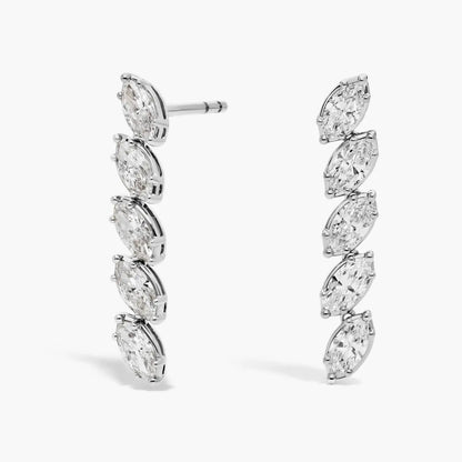 Boucles d'oreilles MUSHAN en argent sterling 925, moissanite couleur D VVS1, bijoux fantaisie pour femme, coupe coussin, éclat pur semblable au diamant