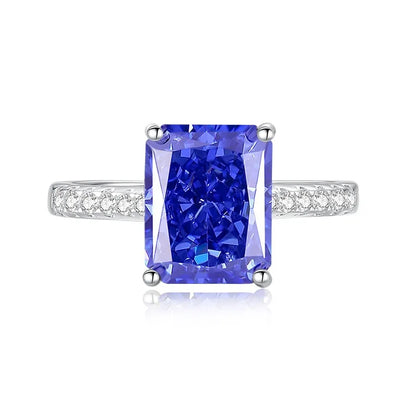 Bague de marque MuShan en argent sterling 925 avec diamant haut carbone (HCD) pour femme, plaquée rhodium, bijou de joaillerie