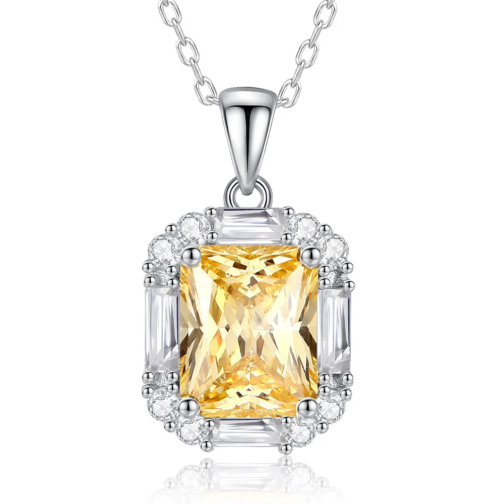 Collar de plata de ley 925 con inicial de circonita 7A de la marca MuShan, joyería de alta calidad bañada en rodio para oficina, regalo para esposa.
