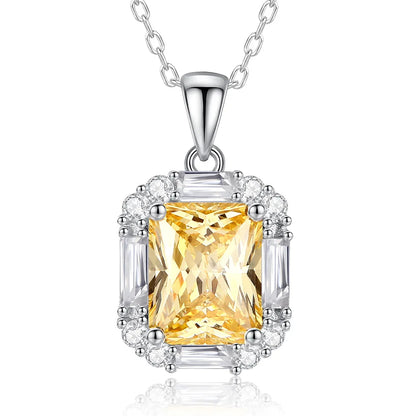 Collar de plata de ley 925 con inicial de circonita 7A de la marca MuShan, joyería de alta calidad bañada en rodio para oficina, regalo para esposa.