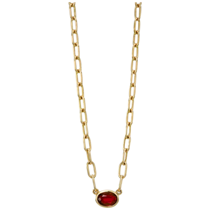 MUSHAN Bespoke Jewelry 925 Sterling Silver Chain Necklace Lab Grown Emerald Ruby Sapphire Gemstones Pendant Necklace for Women