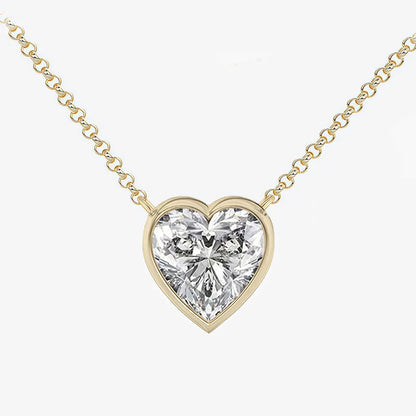 MUSHAN Bespoke Jewelry 925 Sterling Silver Necklace Moissanite D Color VVS Fine Opulent 925 Sterling Silver Pendants Diamond