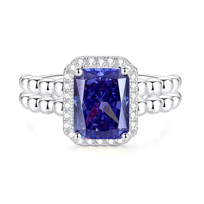 Bague de marque MuShan en argent sterling 925 avec diamant haut carbone (HCD) pour femme, plaquée rhodium, bijou de joaillerie