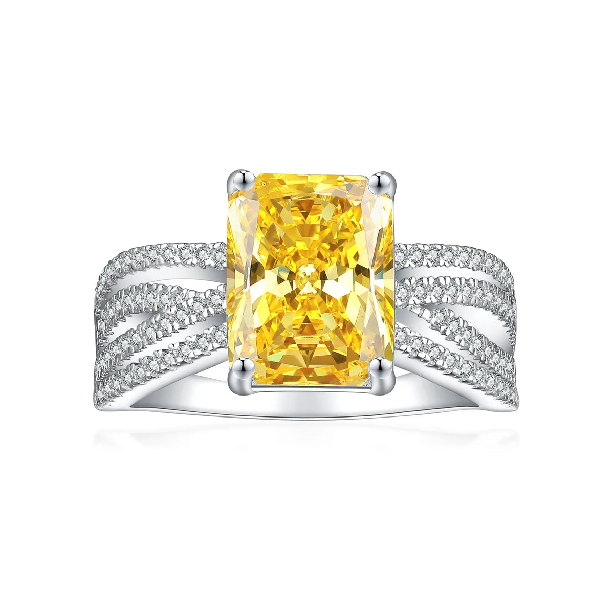 MuShan Jewelry 925 Sterling Silver Ring Wedding Band High Carbon Diamond Minimalist Style  Her Gift Women Rings Fine Jewelry