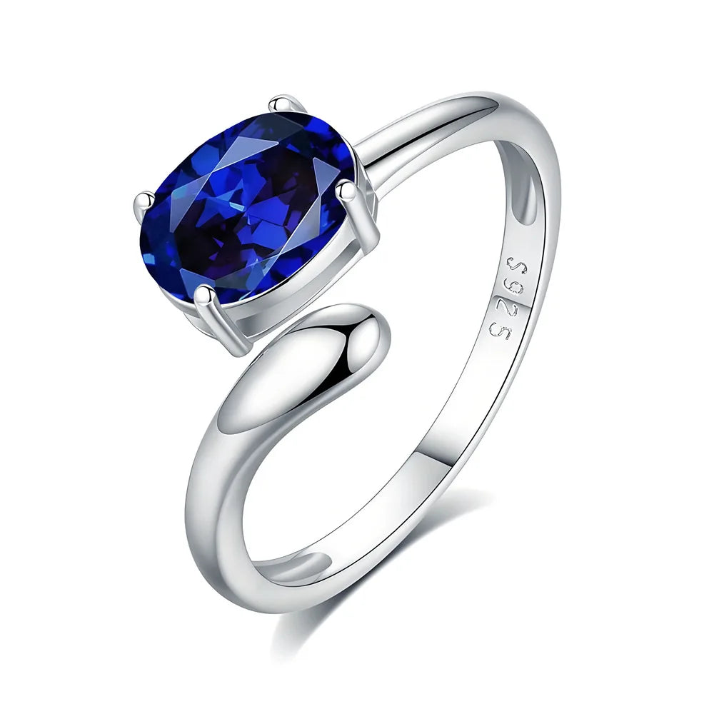 MuShan Jewelry 925 Sterling Silver Ring Wedding Band HCD Gemstones Bachelorette Gift Romantic Style Women Rings Fine Jewelry