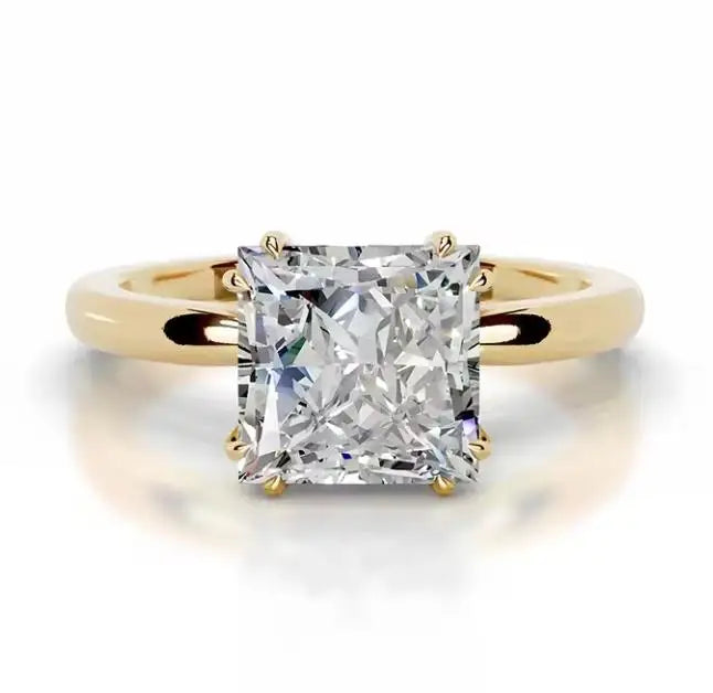 MUSHAN Bespoke Jewelry 925 Sterling Silver Rings Band 3ct 4ct 5ct Real D Color VVS1 Moissanite Wedding Ring MST Patent Design