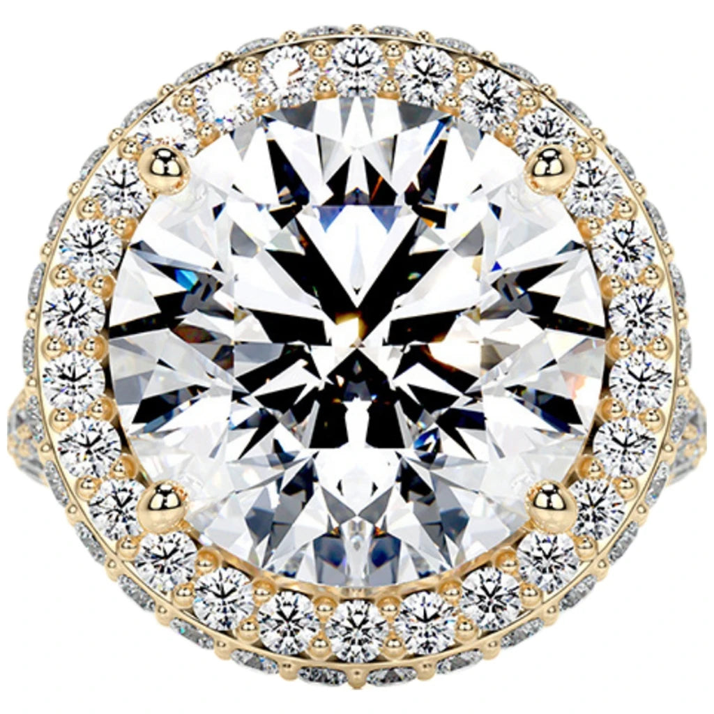 MUSHAN Custom Jewelry 925 Sterling Silver Ring Moissanite D Color VVS Luxury Solid Lady 925 Sterling Silver Rings Diamond