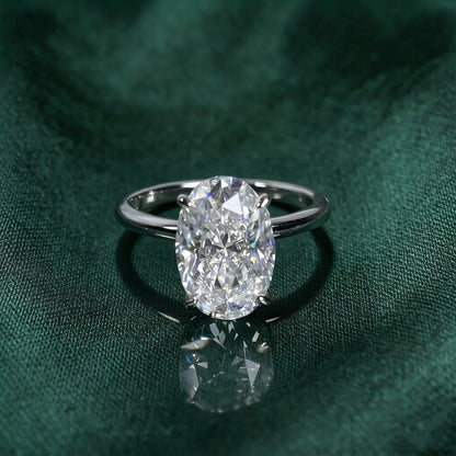 MUSHAN Luxury Jewelry 925 Sterling Silver Ring Band Women GRA Certificated Moissanite Diamond Emerald D Color Rings Fine Jewelry