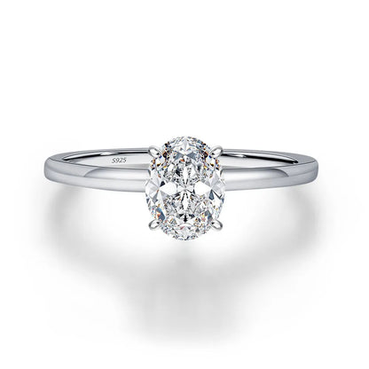MUSHAN Luxury Jewelry 925 Sterling Silver Ring Band Women GRA Certificated Moissanite Diamond Emerald D Color Rings Fine Jewelry