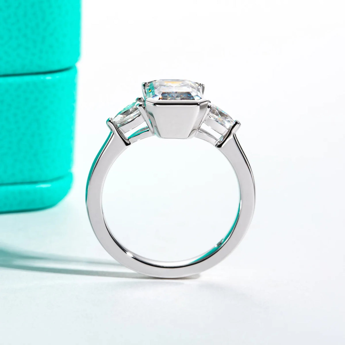 MUHAN Luxury Jewelry  925 Sterling Silver Ring Wedding Band  Women GRA Certificate Moissanite Diamond Rings D Color Fine Jewelry