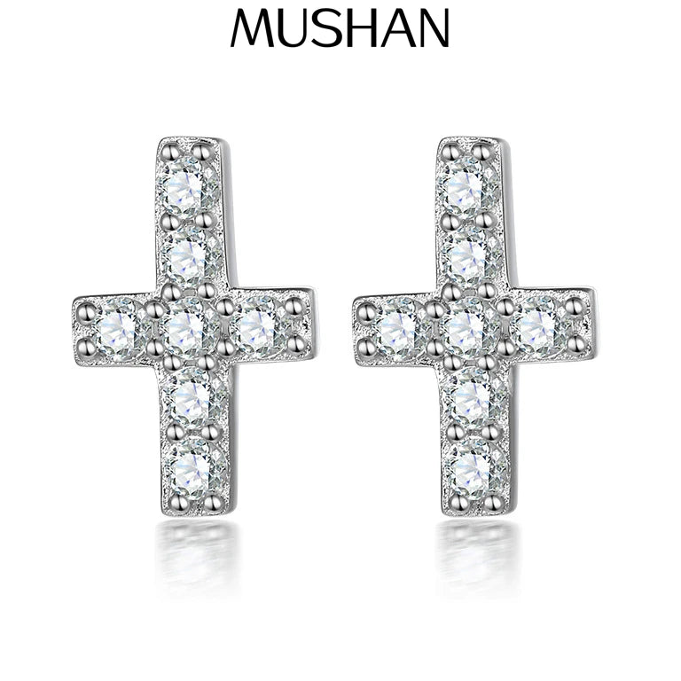 Pendientes de joyería de lujo MuShan de plata de ley 925 con circonita de grado 7A, estilo vacacional para novia, joyería fina chapada en oro real
