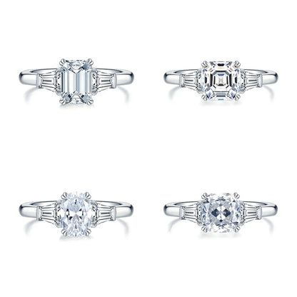 Anillo de compromiso de plata de ley 925 MuShan Jewelry, alianza de boda con diamante de alto carbono, regalo para fiestas, joyería fina para mujer