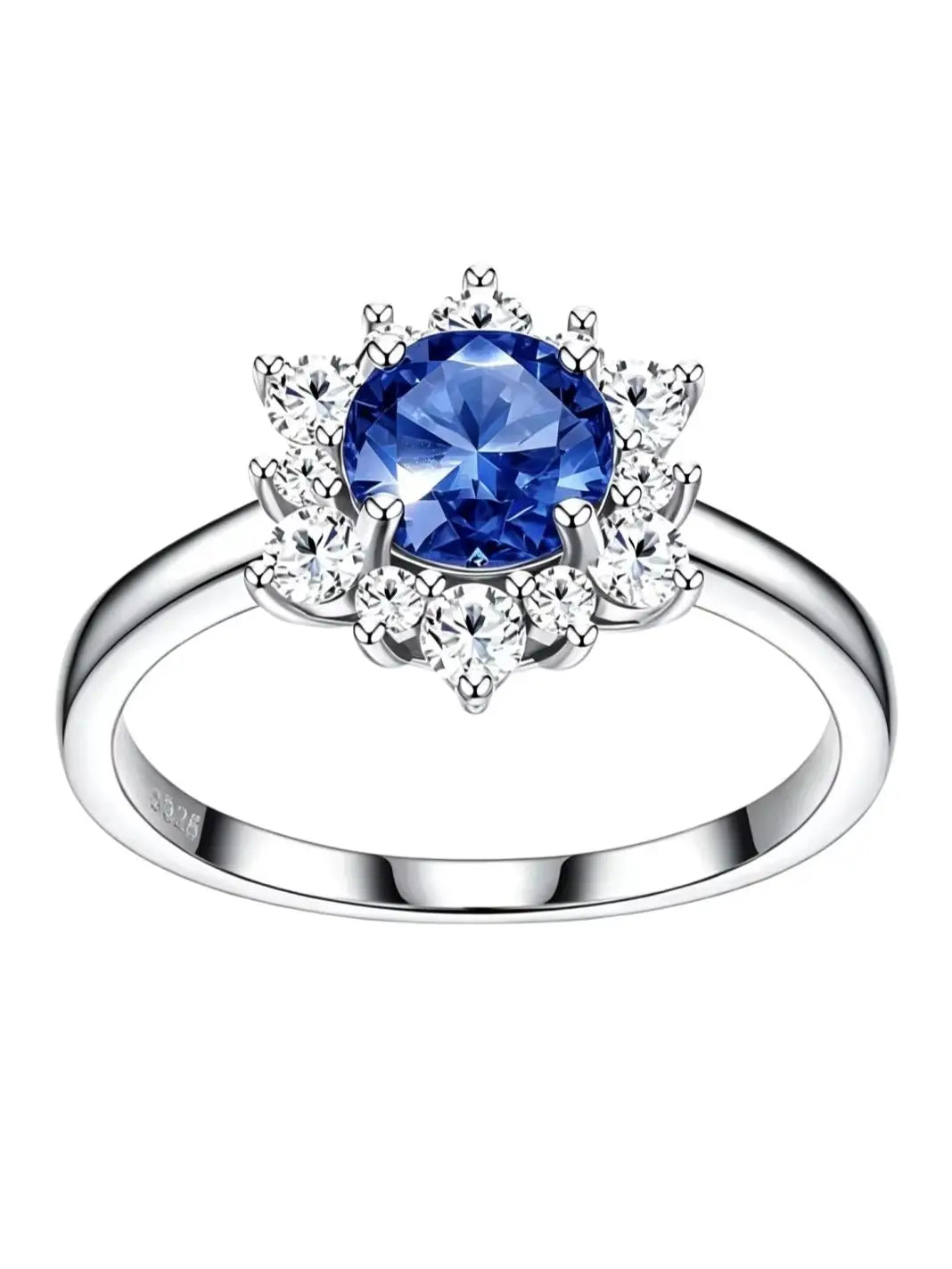 MUSHAN Custom Jewelry 925 Sterling Silver Ring Band 1ct Lab Grown Gemstones Ruby Emerald Sapphire Sunflower Rings Jewelry