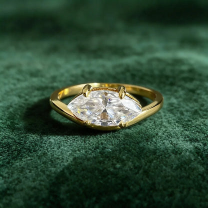 Anillo de lujo MUSHAN de plata de ley 925 para mujer, con diamante de moissanita certificado por GRA, color esmeralda D, joyería fina