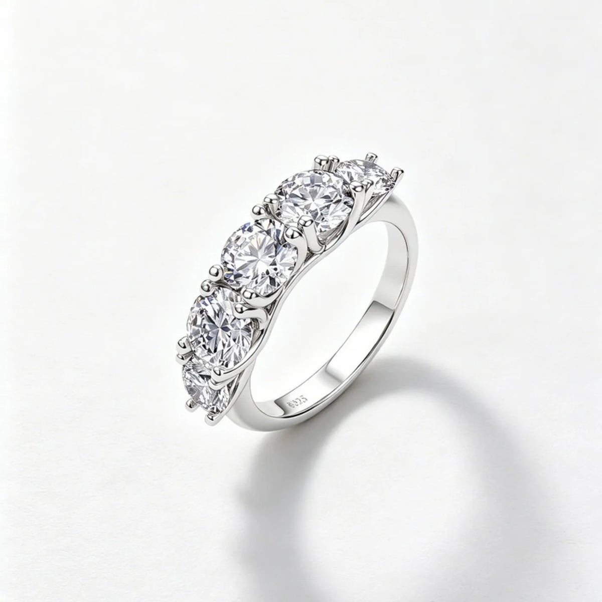 MUHAN Luxury Jewelry  925 Sterling Silver Ring Wedding Band  Women GRA Certificate Moissanite Diamond Rings D Color Fine Jewelry