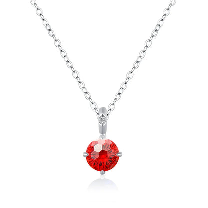MuShan Jewelry 925 Sterling Silver Necklace Pendant Chain HCD Diamonds Engagement Party Romantic Style Women Necklaces Jewelry