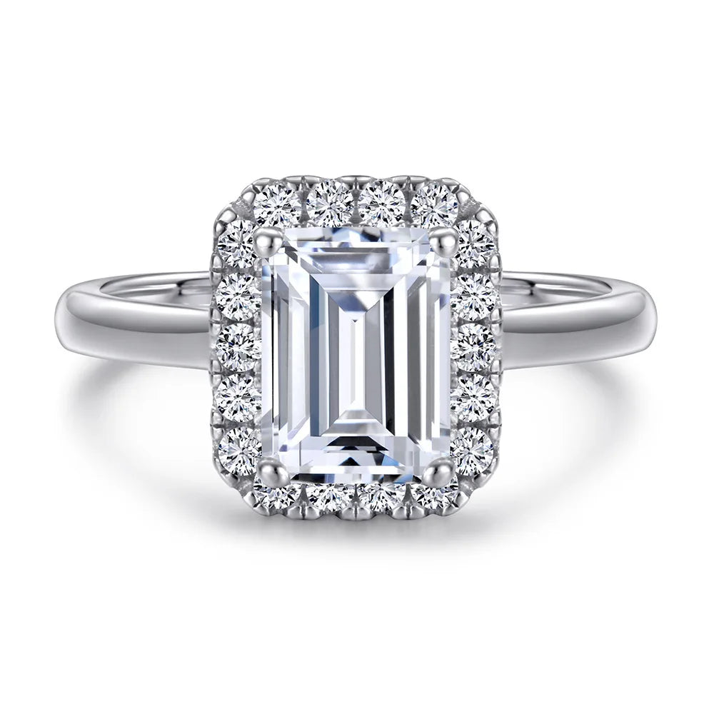 MuShan Designer Jewelry 925 Sterling Silver Ring Zircon 7A Oval Evening for Girls 18K Rose Gold Plated Fine Jewelry Rings