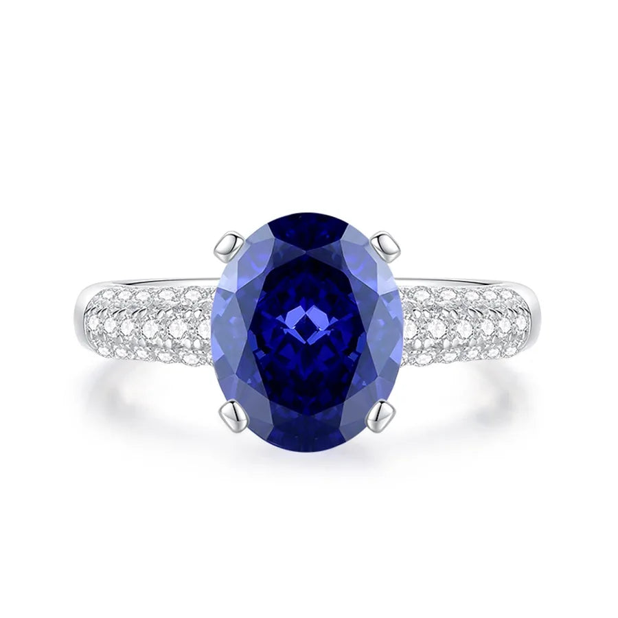 Bague de marque MuShan en argent sterling 925 avec diamant haut carbone (HCD) pour femme, plaquée rhodium, bijou de joaillerie