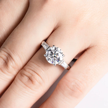 MUHAN Luxury Jewelry  925 Sterling Silver Ring Wedding Band  Women GRA Certificate Moissanite Diamond Rings D Color Fine Jewelry