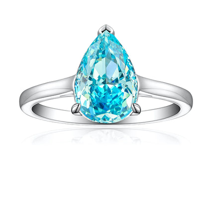 Bague de mariage MuShan Jewelry en argent sterling 925, style luxueux avec diamant à haute teneur en carbone, bijou élégant pour femme, joaillerie fine