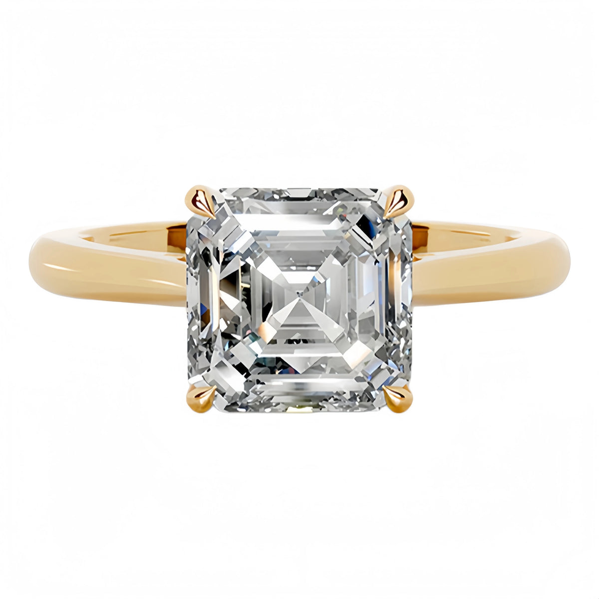 MUSHAN Patented Jewelry 925 Sterling Silver Ring Band D Color Moissanite Diamond Ring for Women 18K Gold Plated Luxury Jewelry