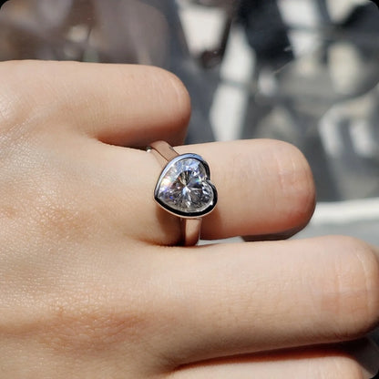 MUHAN Luxury Jewelry  925 Sterling Silver Ring Wedding Band  Women GRA Certificate Moissanite Diamond Rings D Color Fine Jewelry