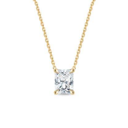 MUSHAN Bijoux sur mesure Collier en argent sterling 925 Moissanite couleur D VVS1 Pendentif princesse raffiné intemporel et tendance Diamant