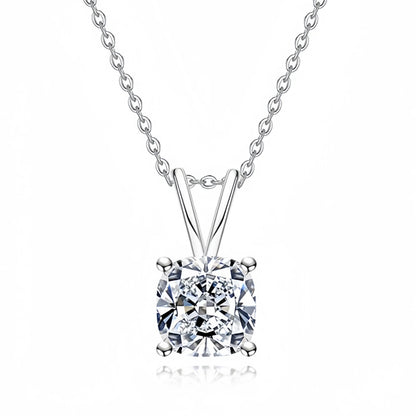 Collier pendentif en argent sterling 925 de luxe MUSHAN pour femmes, collier avec diamant moissanite GRA de 2 ct, 3 ct, 4 ct, 5 ct