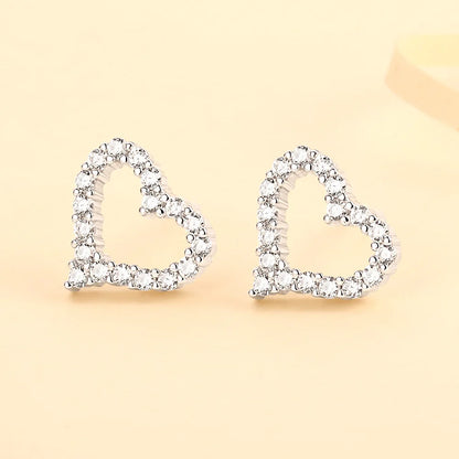 MuShan Jewelry 925 Sterling Silver Stud Earrings Dangle HCD Gemstones Mother Day Gift Minimalist Women Earring Fine Jewelry