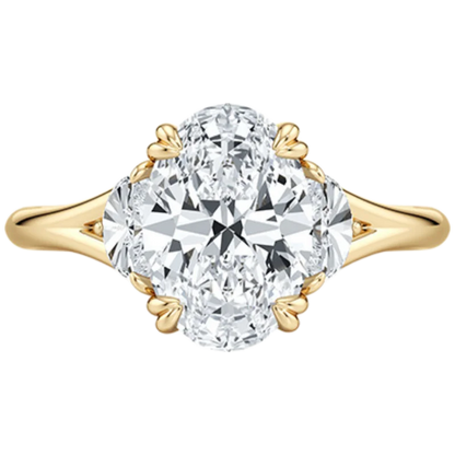MUSHAN Custom Jewelry 925 Sterling Silver Ring Moissanite D Color VVS Luxury Oval Radiant 925 Sterling Silver Rings Diamond