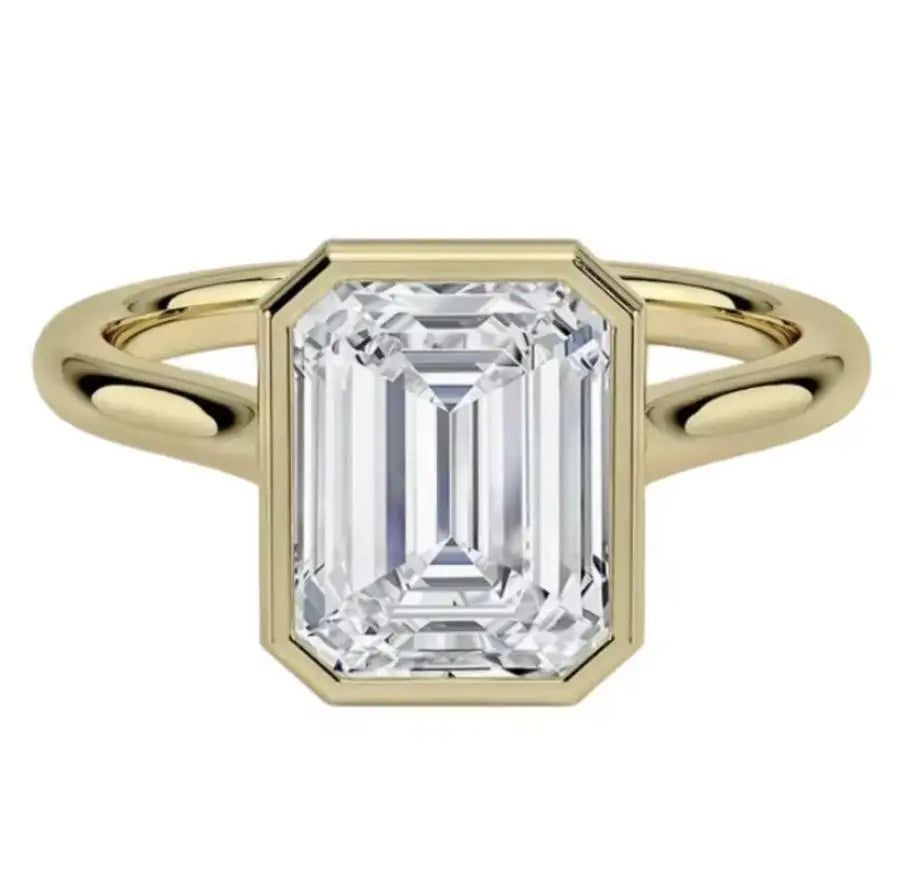 MUSHAN Luxury MST Series Jewelry 925 Sterling Silver Rings 2ct Moissanite Diamond Women Ring Bands GRA Certificate Fine Jewelry