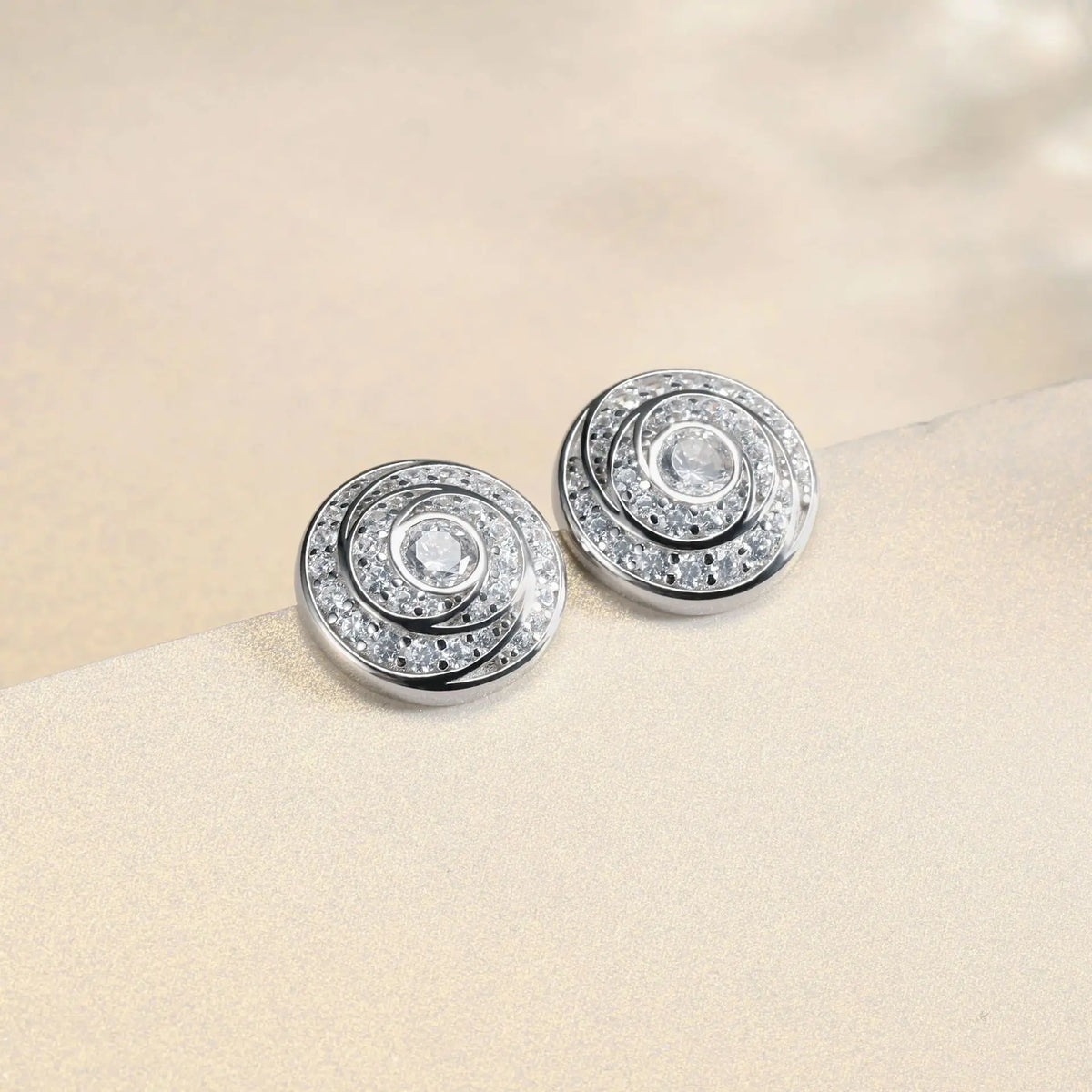 MuShan Jewelry 925 Sterling Silver Stud Earrings Dangle HCD Gemstones Bridal Shower Best Friend Gift Women Earring Fine Jewelry