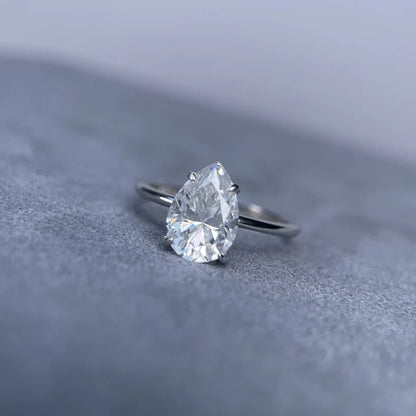 MUSHAN Luxury Jewelry 925 Sterling Silver Ring VVS Moissanite Graduation Ring for Wife 18K Real Gold Plated MST Patent Rings