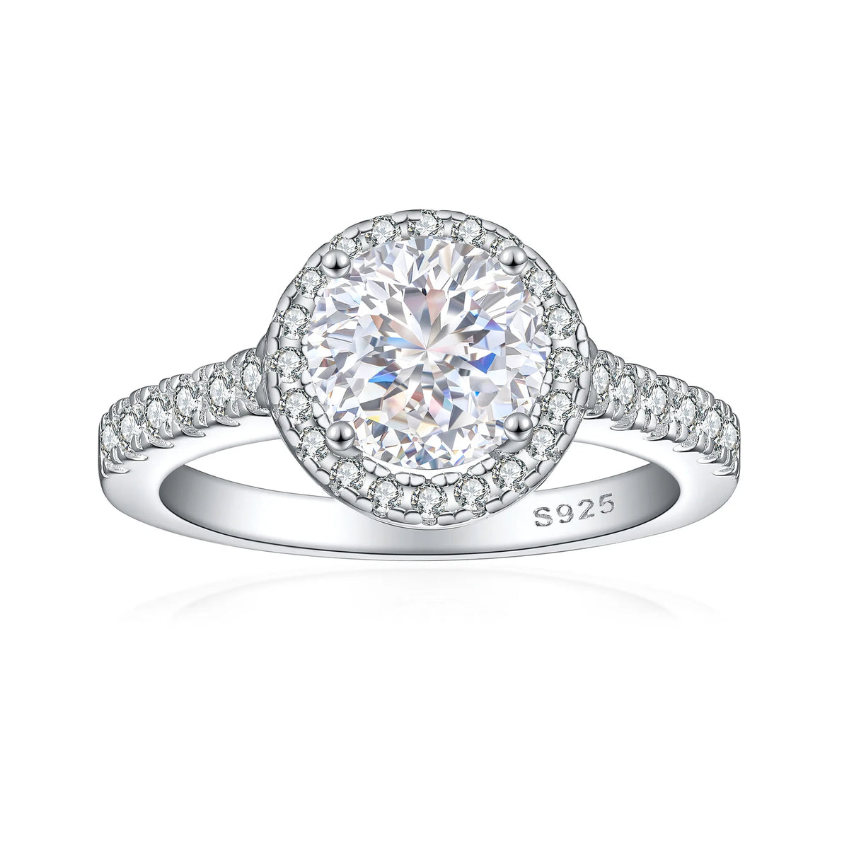 Bague de mariage en argent sterling 925 MuShan Jewelry, alliance avec diamant à haute teneur en carbone, cadeau d'anniversaire pour femme, bijoux raffinés