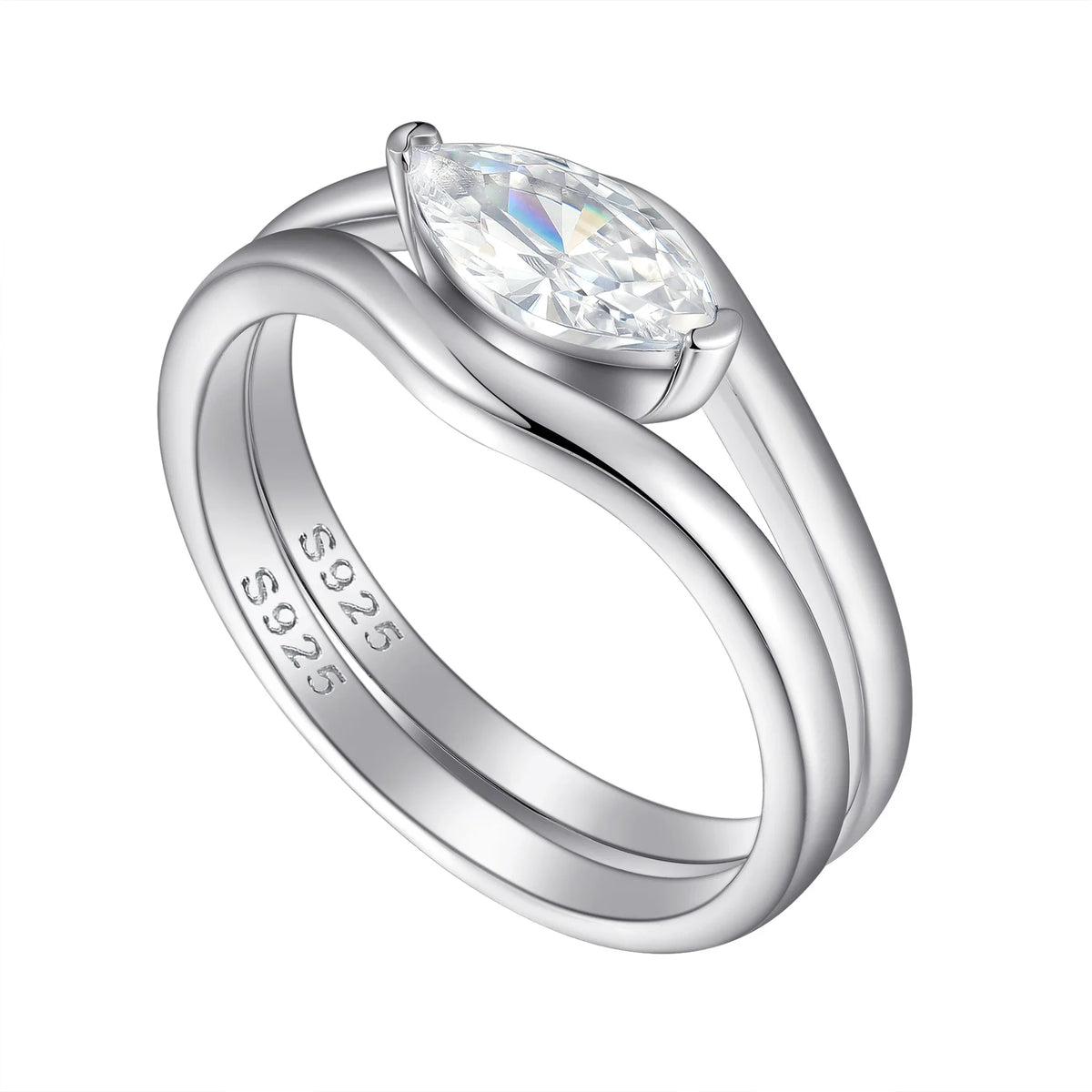 MuShan Designer Jewelry 925 Sterling Silver Ring Cubic Zirconia 7A Grade Emerald Casual Women 18K Gold Plated Fine Jewelry Rings