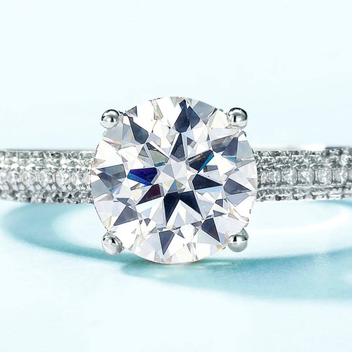 MUHAN Luxury Jewelry  925 Sterling Silver Ring Wedding Band  Women GRA Certificate Moissanite Diamond Rings D Color Fine Jewelry
