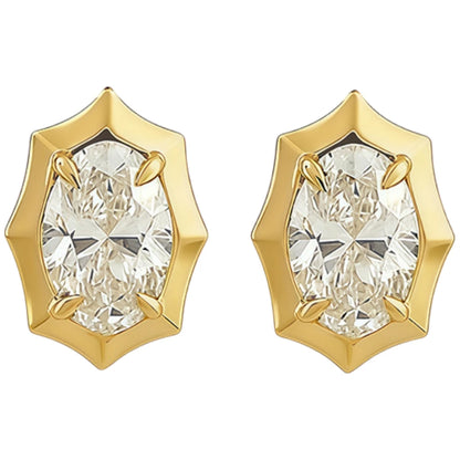 MUSHAN Custom Jewelry 925 Sterling Silver Earring Moissanite D Color VVS Luxury Youthful Noble Earrings Diamond Accessories