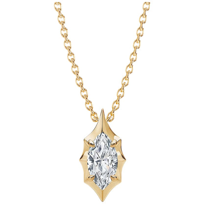 MUSHAN Luxury Jewelry 925 Sterling Silver Necklace Pendant Women 2ctw Moissanite Diamond D Color VVS Luxury Necklace Accessories