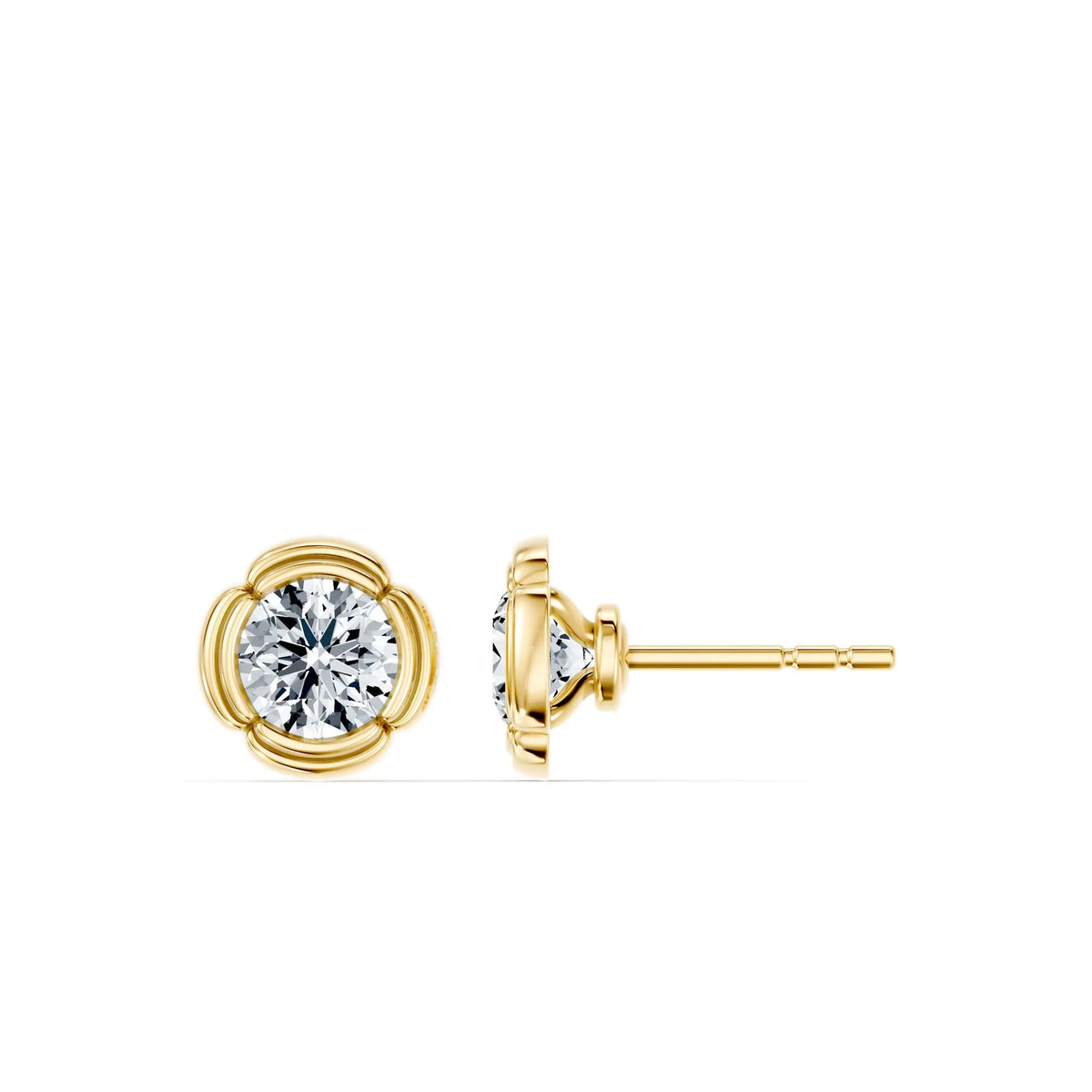 MUSHAN Custom Jewelry 925 Sterling Silver Earring Moissanite D Color VVS1 Fine Noble 925 Sterling Silver Earrings Diamond