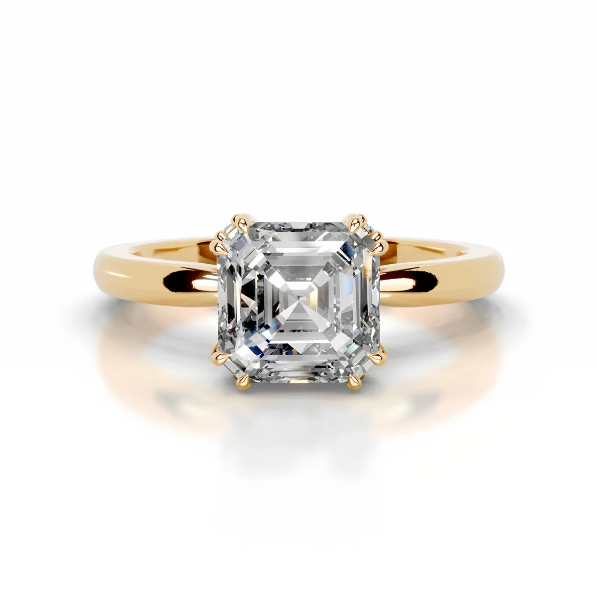 MUSHAN Bespoke Luxury Jewelry 925 Sterling Silver Rings 3ct 4ct 5ct Wedding Real D Color VVS Moissanite Ring Band MST Patent