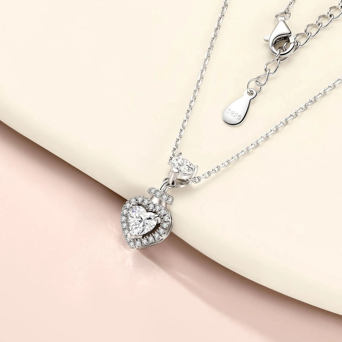 MuShan Jewelry 925 Sterling Silver Necklace Pendant Chain HCD Gemstones Premium Jewelry Bridal Jewelry Women Necklaces Jewelry