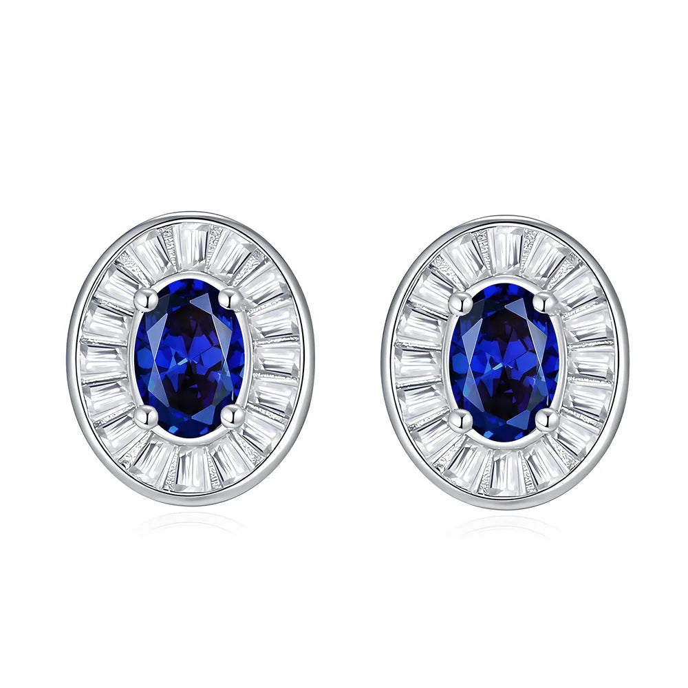 MuShan Jewelry 925 Sterling Silver Stud Earrings Dangle HCD Diamonds Minimalist Best Friend Gift Women Earring Fine Jewelry