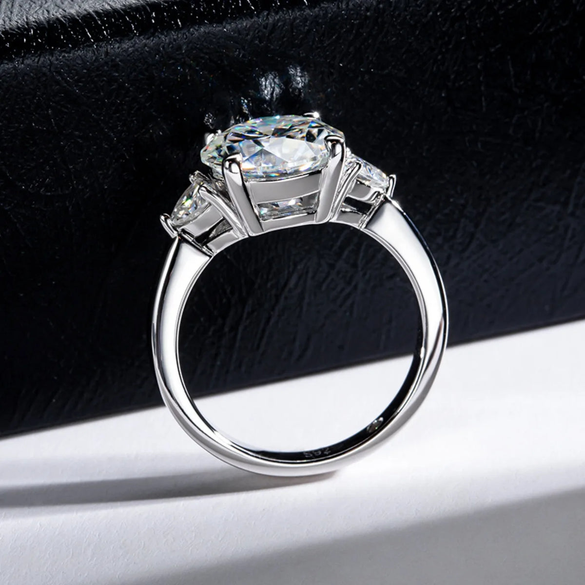 MUHAN Luxury Jewelry  925 Sterling Silver Ring Wedding Band  Women GRA Certificate Moissanite Diamond Rings D Color Fine Jewelry